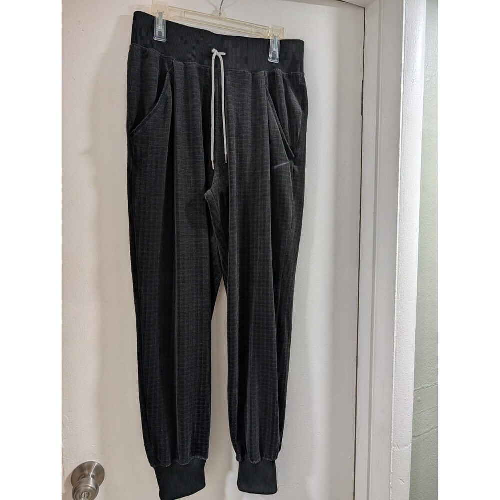 Nike Men's Black Check Jogger Pants M DV7820-010